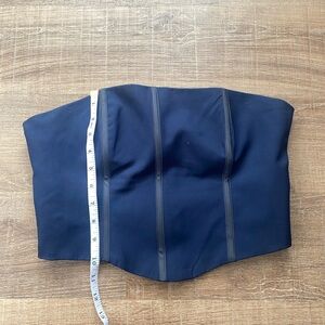 Corset style crop top